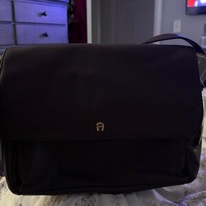 NWT Etienne Aigner Leather Crossbody Shoulder Bag – Classic Logo – Brown